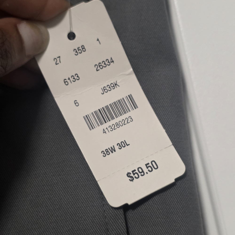 Brooks Brothers 346 Dress Pants Gray 38x30 - Picture 2 of 7